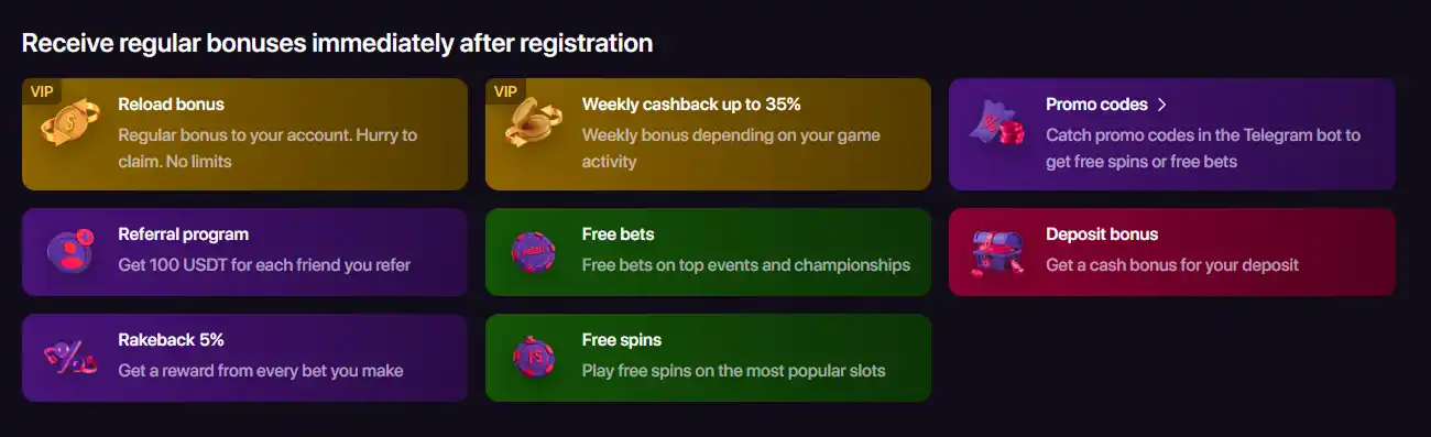واجهة Free Spins أو صفحة بونص CHEXX